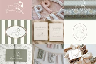 design the modern brand identity  and logo design