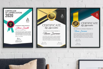 design diploma certificate professionally