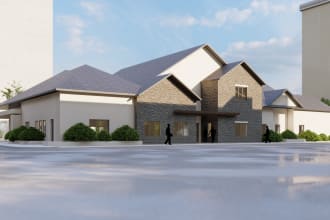 design farm house shopping mall,factory,complex