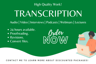 deliver accurate audio video transcription