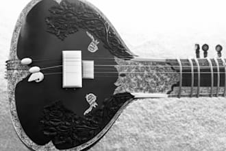 record sitar music for meditation