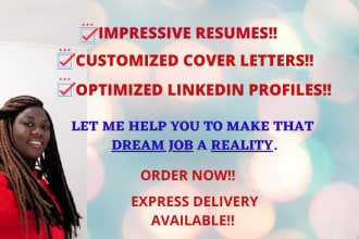 professionally create impressive resumes and cover letters