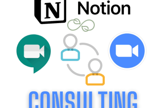 consult or coach on notion use template page database workspace no code tools