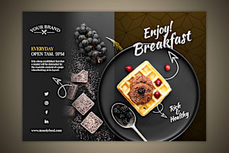 design an elegant and aesthetic menu design for you