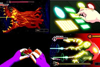 make a 32 bits video game music video