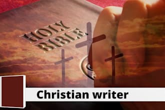 be your christian ebook, writer and editor