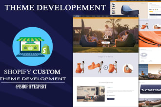 do shopify custom theme development from scratch