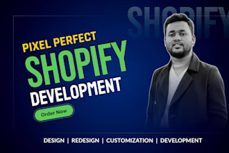 build shopify store or shopify website development
