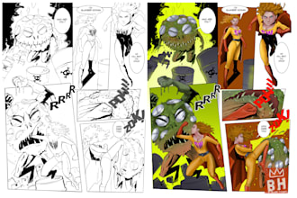 make comic book or cover