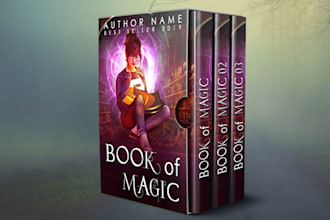 design stunning 3d boxset for your book cover