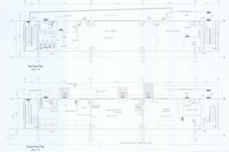 design architectural floor plan, drawing,sketch in autocad