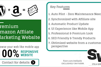 develop autopilot affiliate marketing website and mobile app