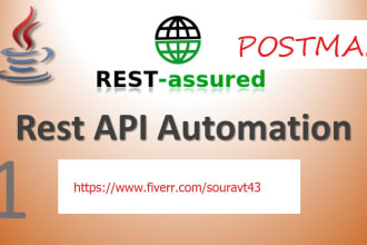 do API testing using rest assured, postman, and soapui