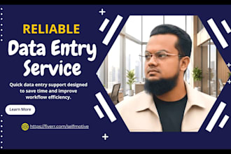be your virtual assistant for excel data entry, web research