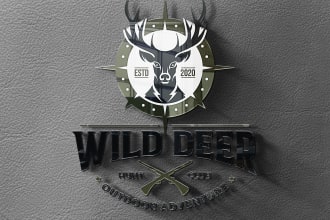 do adventure, hunting, , forest,wild,outdoor, traveling logo