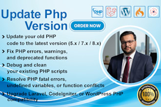 update and fix PHP website scripts and upgrade to PHP 5 to 8x