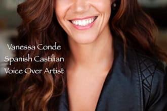 record voice over in spanish castilian or spanish neutral