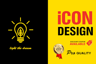 develop your icon as a vector file