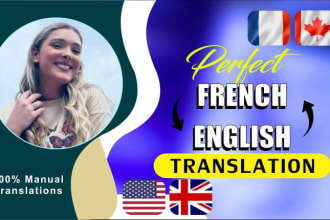 manually translate english to french and french to english