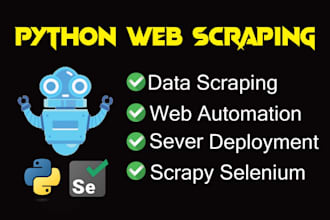 do python web scraping data scraping website scraping mining