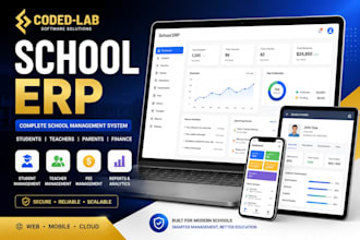 develop or customize a school erp with student portal