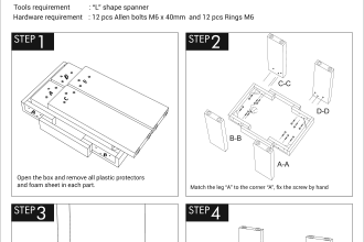 do furniture drawing for manual instruction