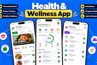 develop health and wellness app, ai nutrition coach, ai habit and fitness coach