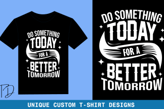 do a funny text based tshirt designs for you