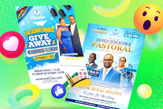 design postcard, event flyer for business, party, etc