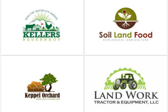 design agriculture,dairy fruit vegetable forming logo