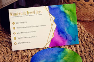 design modern business card and banner for you