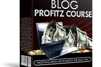 give you the niche blog profitz  course with mrr