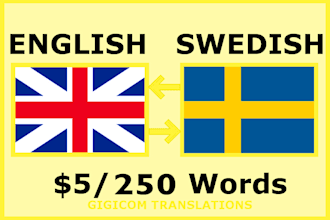 perfectly translate english to swedish and vice versa
