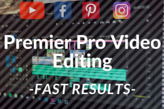 edit your amazing youtube video footage in premier pro