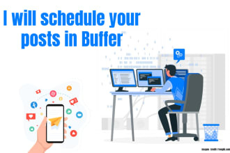 schedule your social media posts via buffer