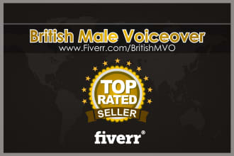 record a British Male Voiceover