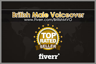 record a British Male Voiceover