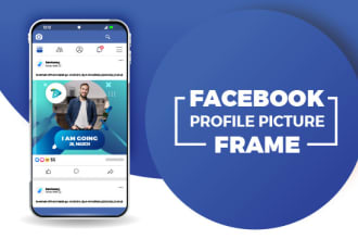 design cool facebook, instagram profile picture frame