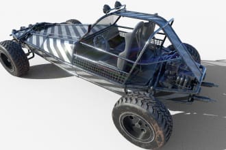 create 3d objects and assets for games or animations