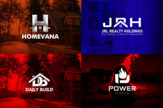 design logo for your real state,home, construction