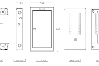 do any electrical panel board design and sld with autocad