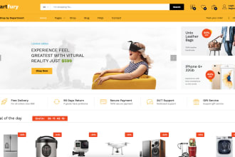 provide u ready custom multivendor ecommerce website