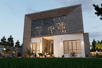 3d model and photorealistic rendering  in sketchup