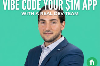 vibe code a 1m app or website for 1k, with real dev team
