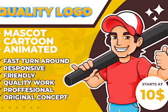 do professional original concept logo for only 10