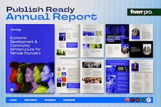 design white paper, annual report and company profile