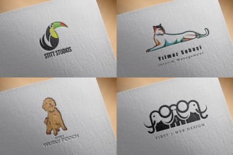 design minimalist unique elegance animal logo