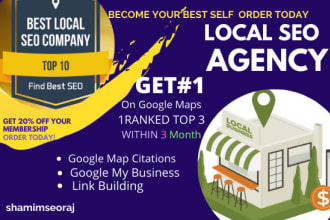 be full local SEO service agency to rank your website on google