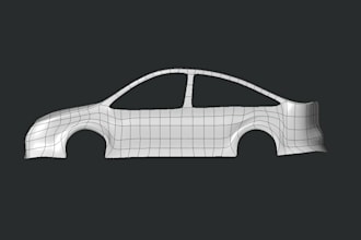 do surface modeling and 3d modeling for your project