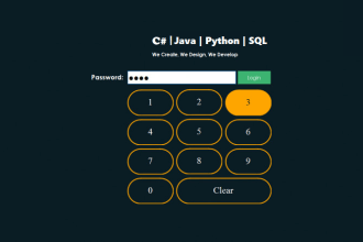 do projects in c sharp, java, python and sql